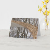 Carte de voeux vierge (Fleur jaune)