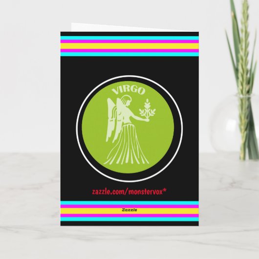 Carte de vœux Vierge (Dos)