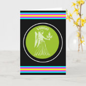 Carte de vœux Vierge (Fleur jaune)