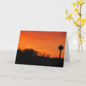 Carte de voeux vierge (Fleur jaune)