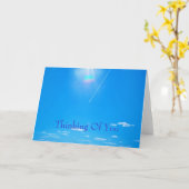 Carte de voeux vierge (Fleur jaune)