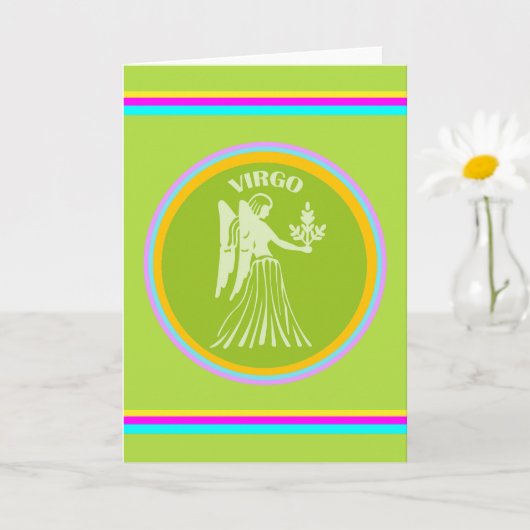 Carte de vœux Vierge (Petite plante)
