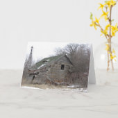 Carte de voeux vierge (Fleur jaune)