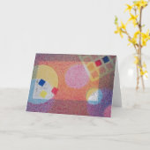 Carte de voeux vierge 5 x 7 avec l'enveloppe (Fleur jaune)