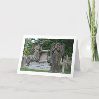 Carte de voeux vierge : Angles avec fleurs