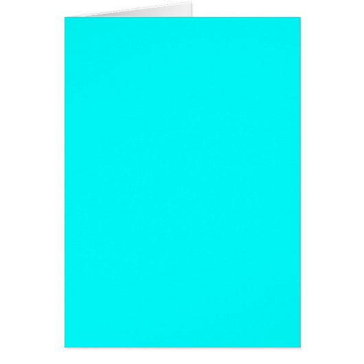 Carte de vœux vierge Aqua Bright (Devant)