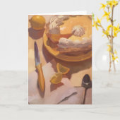 Carte de voeux vierge, art par Sarah Sedwick (Fleur jaune)