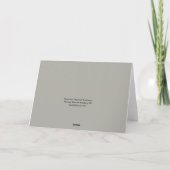 Carte de voeux vierge avec chiot de phoque (Dos)