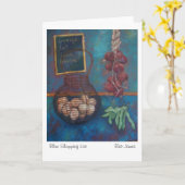 Carte de voeux vierge avec des illustrations (Fleur jaune)