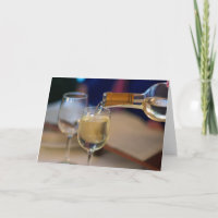 Carte de voeux vierge avec la photo de versement