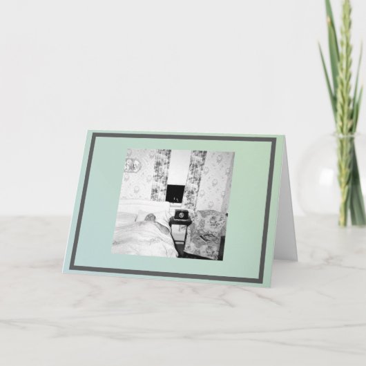 Carte De Voeux Vierge Avec Photo Drôle. (Devant)