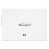 Carte de voeux vierge Aventure (Dos Horizontal)