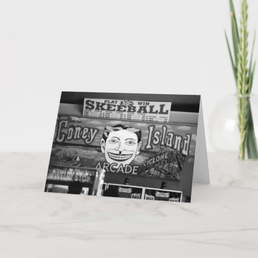 carte de voeux vierge de "50c Skeeball" (Devant)