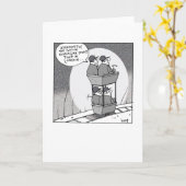 Carte de voeux vierge de mineurs (Fleur jaune)