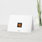 Carte de voeux vierge de scène de paysage (Dos)