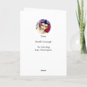 Carte de voeux vierge de "Soma" (Dos)