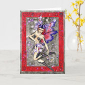 Carte de voeux vierge de "Soma" (Fleur jaune)