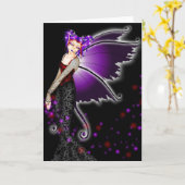 Carte de voeux vierge "de STAR II errant" (Fleur jaune)