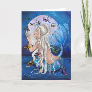 Carte de voeux vierge" d'imaginaire magique de