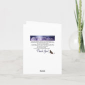 Carte de vœux vierge Fleur rose (Dos)