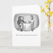 Carte de voeux vierge Humour de rencontres amusant (Fleur jaune)