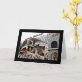 Carte de voeux vierge Inferno Spookhouse de Dante (Fleur jaune)