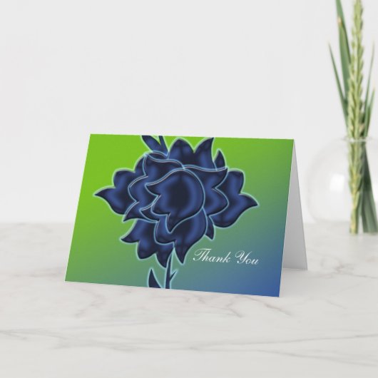 Carte de voeux vierge Merci (Devant)