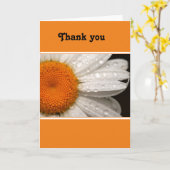 Carte de voeux vierge Merci Daisy Summer Daisy (Fleur jaune)