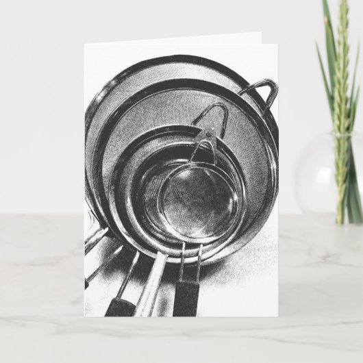 Carte de vœux vierge Nested Strainers (Devant)