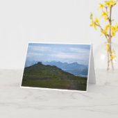 Carte de voeux vierge Norvège (Fleur jaune)