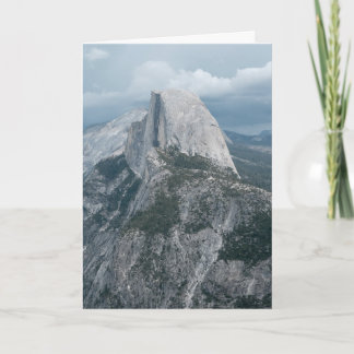 Carte de vœux vierge pliée Yosemite Half Dome