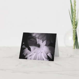 Carte de vœux vierge 'Poésie de Gerber'