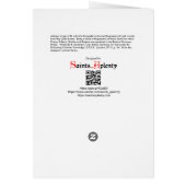 Carte de voeux vierge St John the Evangelist (RLS0 (Dos)