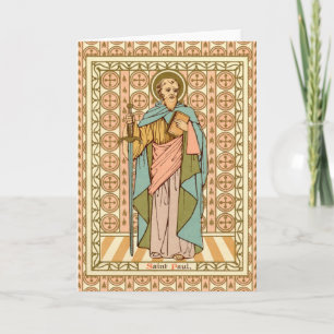 Carte de vœux vierge St. Paul l'Apôtre (RLS13)