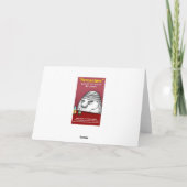 Carte de voeux vierge style New Yorker amusant (Dos)