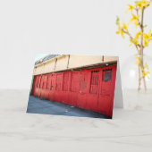 Carte de vœux vierge 'The Old Arcade' (Fleur jaune)