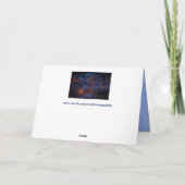 carte de vœux village d'hiver (Dos)