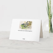 carte de voeux vin et raisins (Dos)