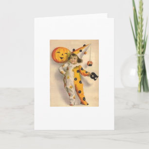 Carte de voeux vintage de Halloween