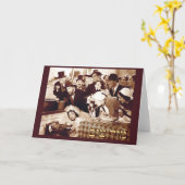 Carte de vœux vintage de Molly Picon (Fleur jaune)