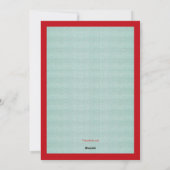 Carte de voeux Vintage de Noël (Dos)