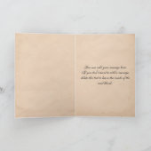 Carte de voeux vintage de Robin (Intérieur)