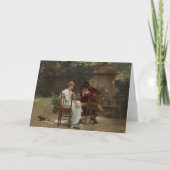 Carte de voeux vintage et romantique (Devant)