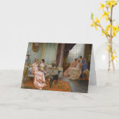 Carte de voeux vintage et romantique (Fleur jaune)