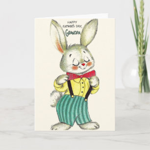 Carte de voeux vintage Grandpa Fête des pères