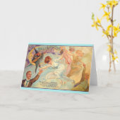 Carte de voeux vintage Halloween Bachelor Dance (Fleur jaune)