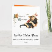 Carte de voeux vintage Halloween Lore (Dos)