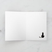 Carte de voeux vintage Halloween Witch (Intérieur)