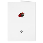 Carte de voeux vintage Moon Angel (Dos)