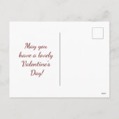 Carte de vœux vintage pour la Saint-Valentin (Dos)